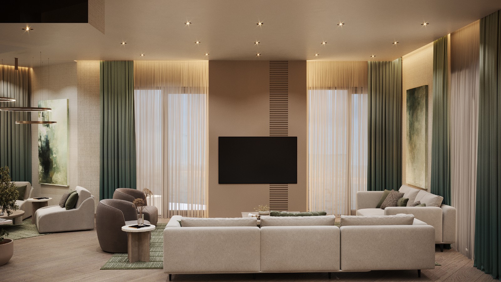 PENTHOUSE - Two Bedroom (sea view + balcony + sofa)